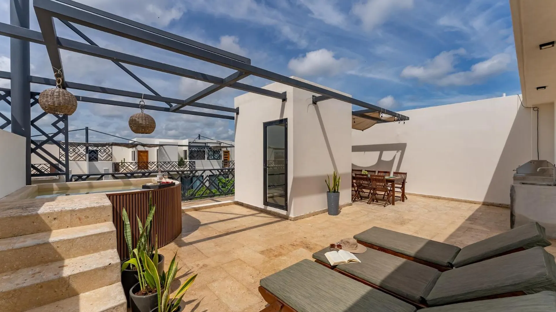 Tulum Stylish 2Br Penthhouse, Private Terrace, Grill And Pool Apartment Mexico